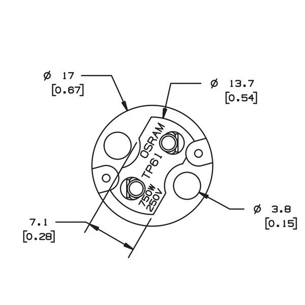 TP-61 G/GU/GX/GZ4 G/GU/GX5.3 G/GX/GY/GZ6.35 lamp holder - Image 3