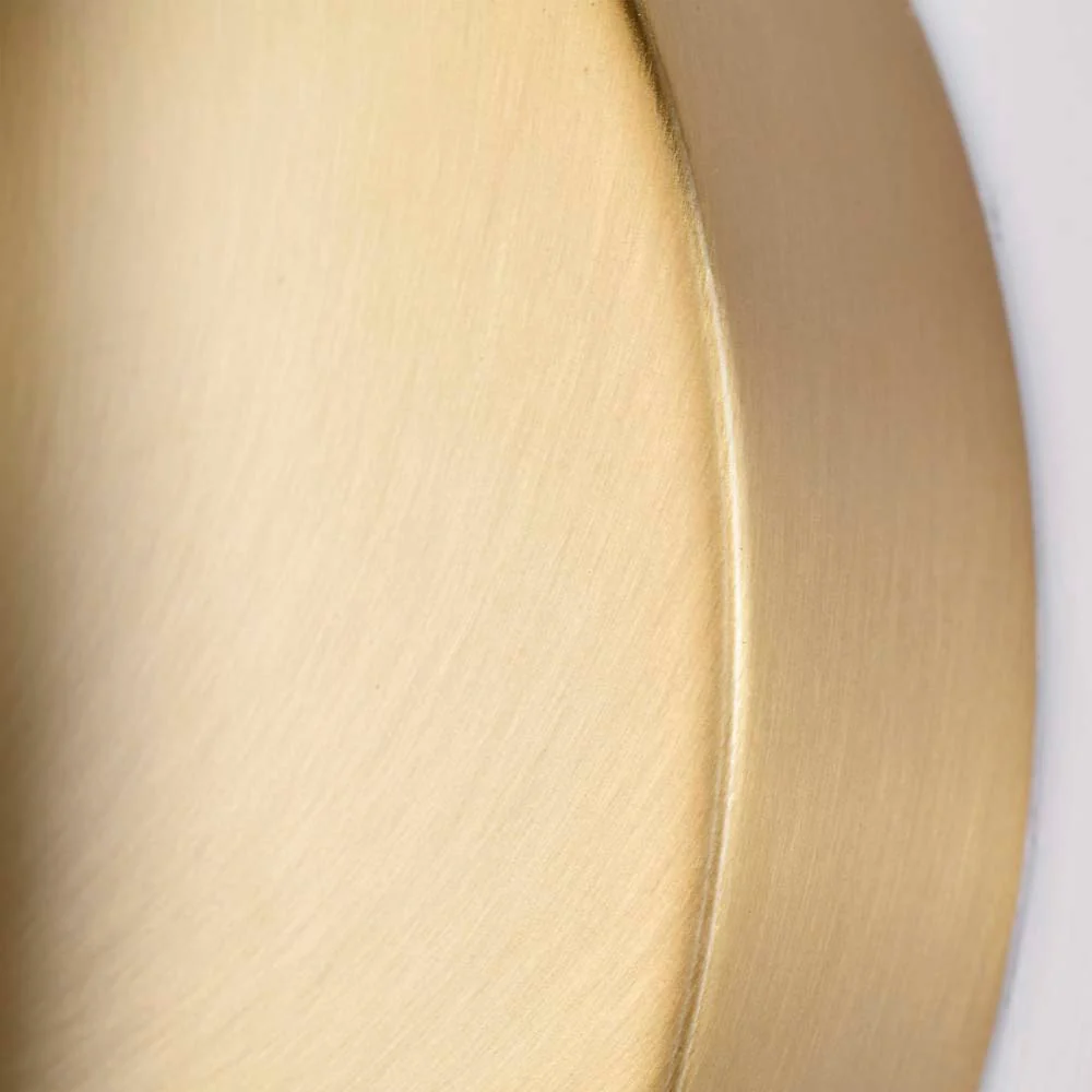 Trilby 2-Light Wall Sconce Matte White with Burnished Brass - Image 6