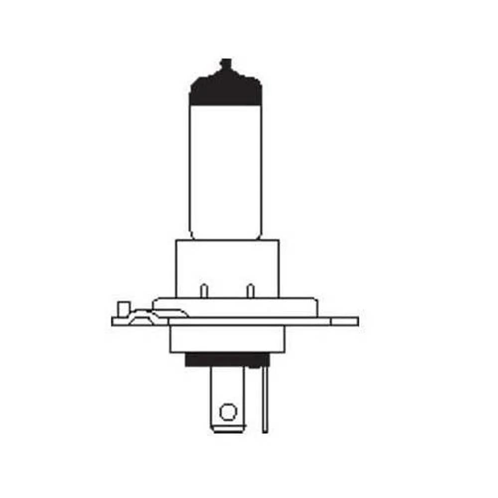 Tungsram 9003 H4 HB2 Standard Headlight Automotive Halogen Bulb Replacement - Image 4