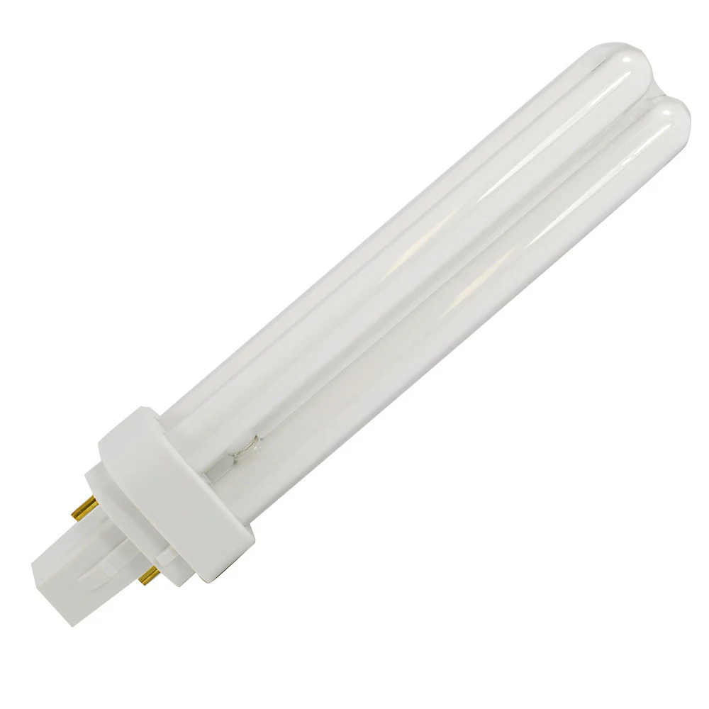 Ushio 3000146 - CF26D/835 - 26W 3500K - 2 Pin G24d-3 Base - Double Tube CFL - Image 2