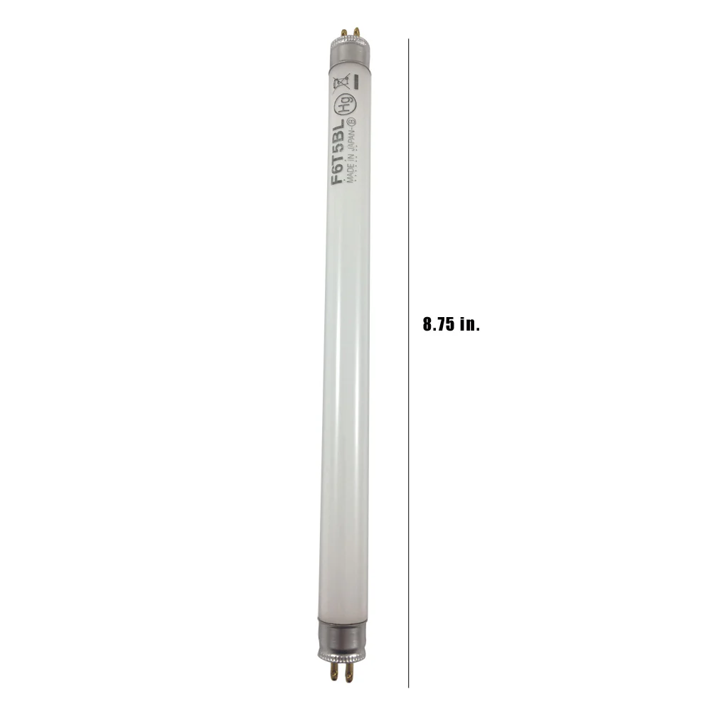 USHIO F6T5BL 6.0W UV Blacklight Fluorescent Lamp - Image 3