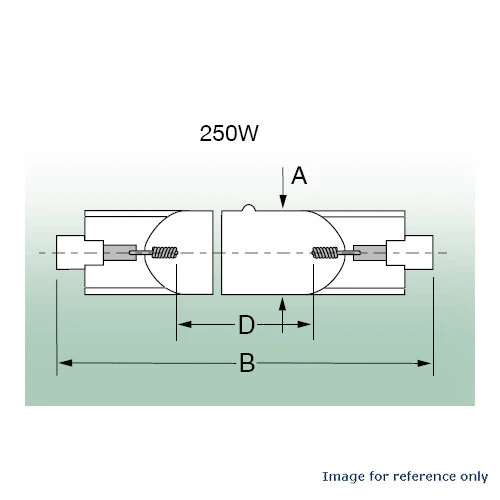 USHIO MHL 250w Blacklight Metal Halide bulb - Image 2