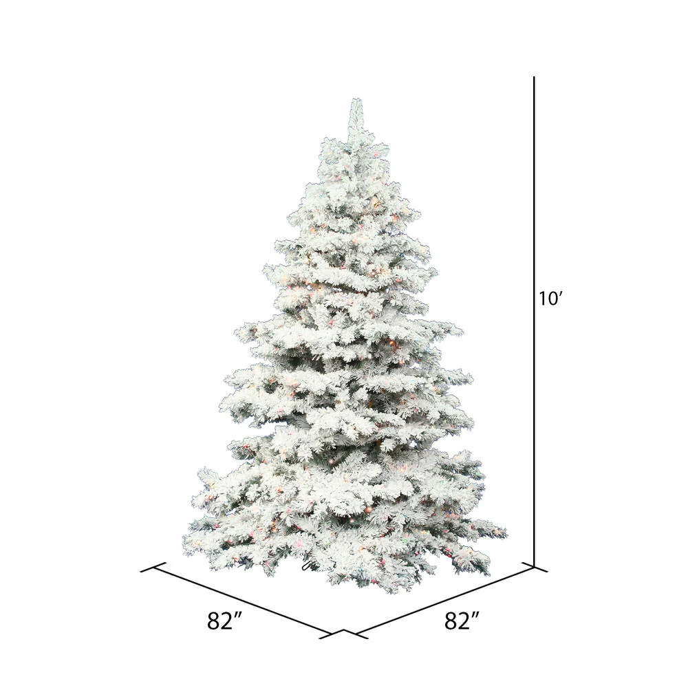 Vickerman 10ft. Alaskan Pine Artificial Christmas Tree Multi-Colored LED lights - Image 5