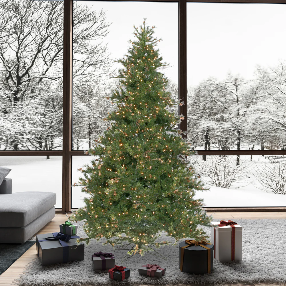 Vickerman 10ft. Mixed Country Pine Artificial Christmas Tree in LED Lights - Image 3