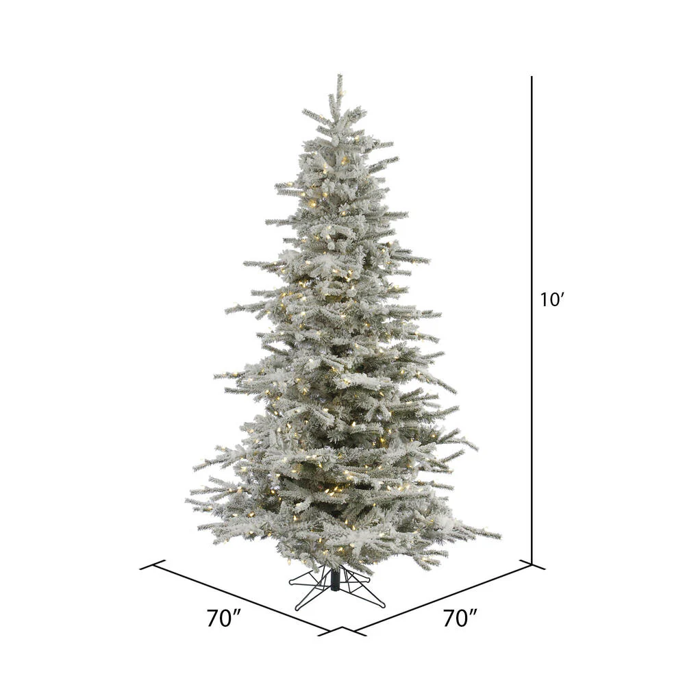 Vickerman 10ft. Sierra Fir Artificial Christmas Tree in LED lights - Image 5