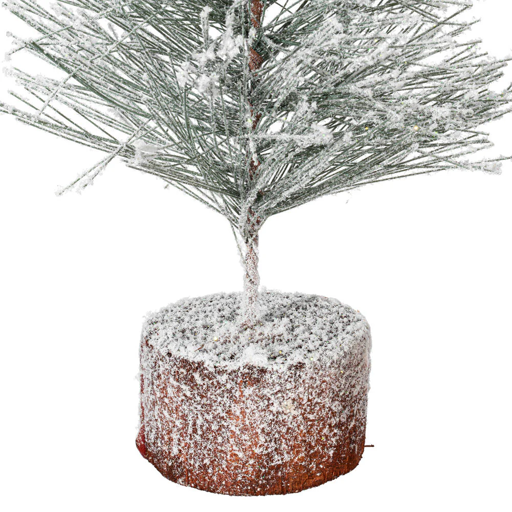 Vickerman 12in. flocked Village Artificial Christmas tree - Image 5