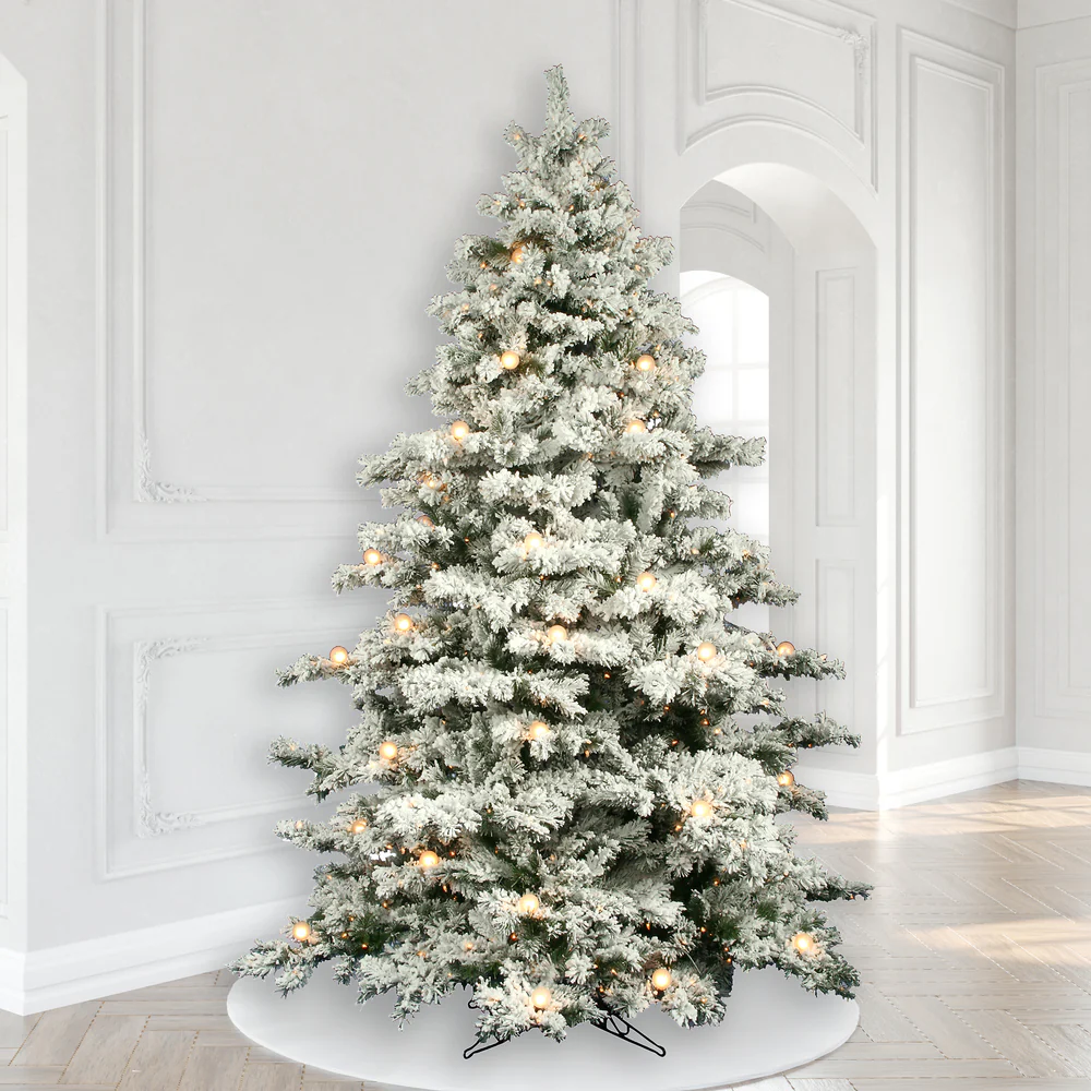 Vickerman 12ft. Alaskan Pine Artificial Christmas Tree in LED lights - Image 3