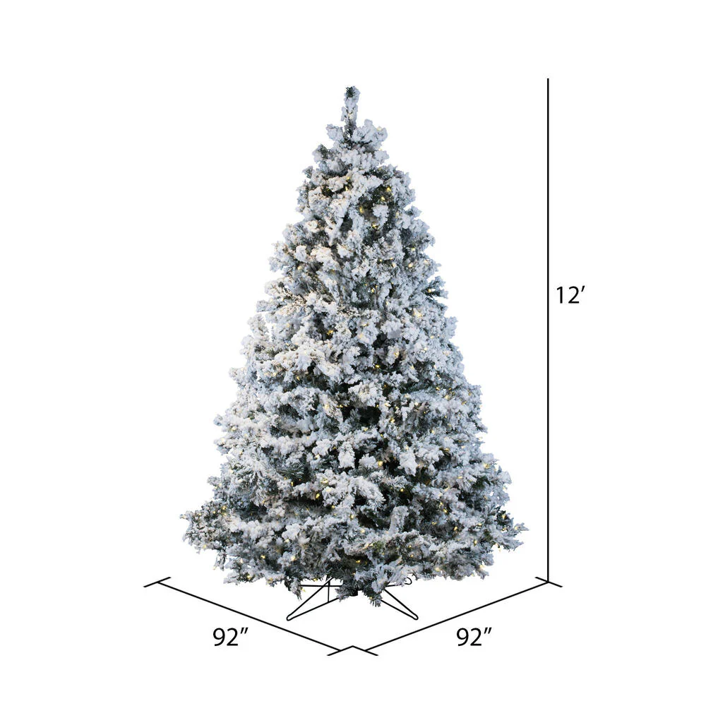 Vickerman 12ft. Alaskan Pine Artificial Christmas Tree in LED lights - Image 5