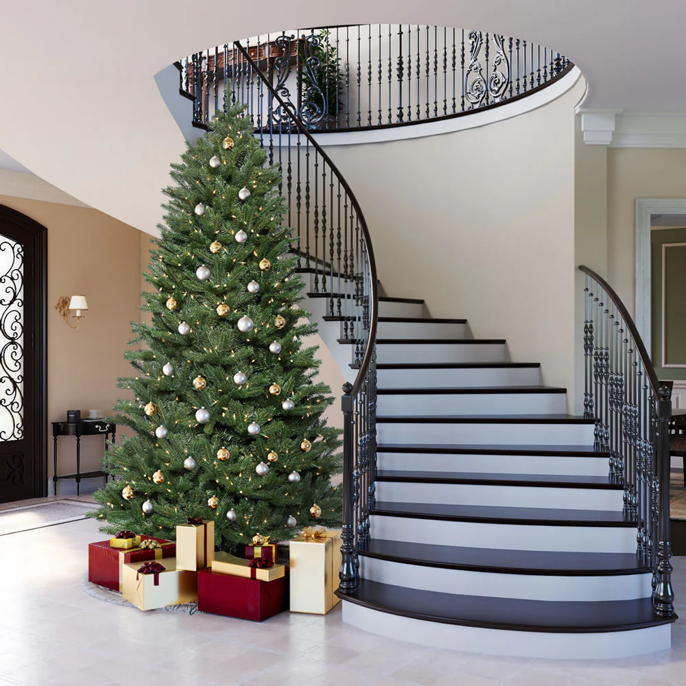 Vickerman 12ft. Colorado Spruce Slim Artificial Christmas Tree Unlit - Image 3