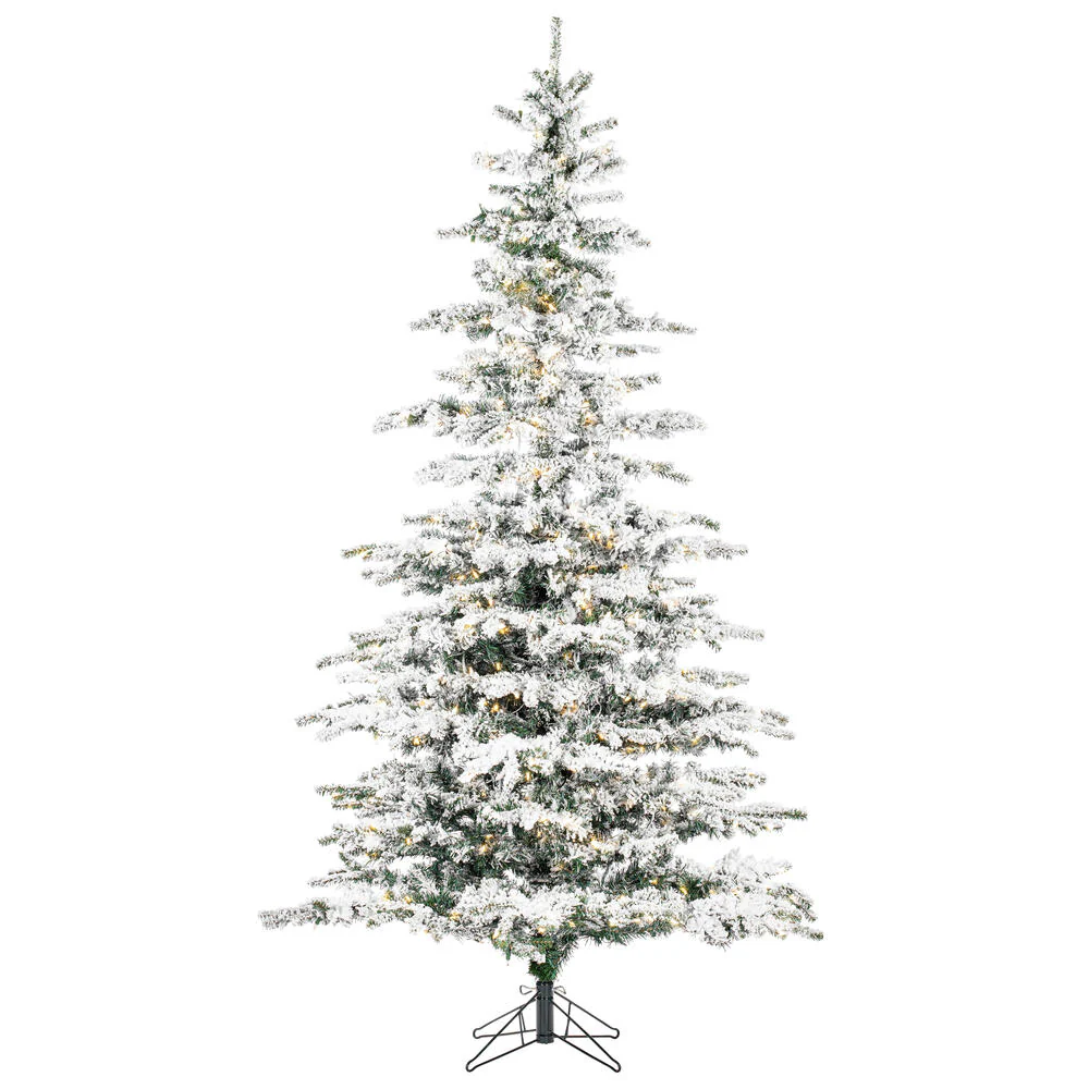 Vickerman 12ft. Sierra Fir Artificial Christmas Tree in LED lights
