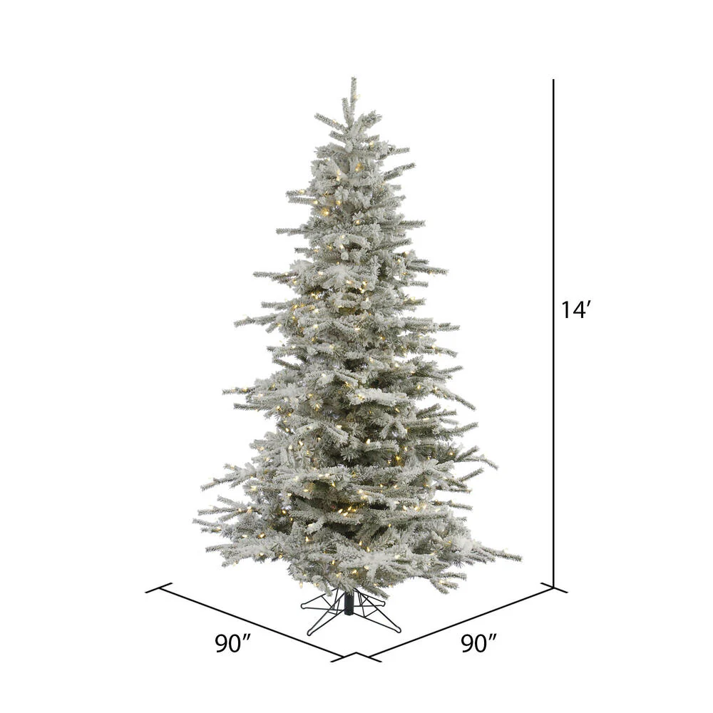 Vickerman 14ft. Sierra Fir Artificial Christmas Tree in LED lights - Image 6
