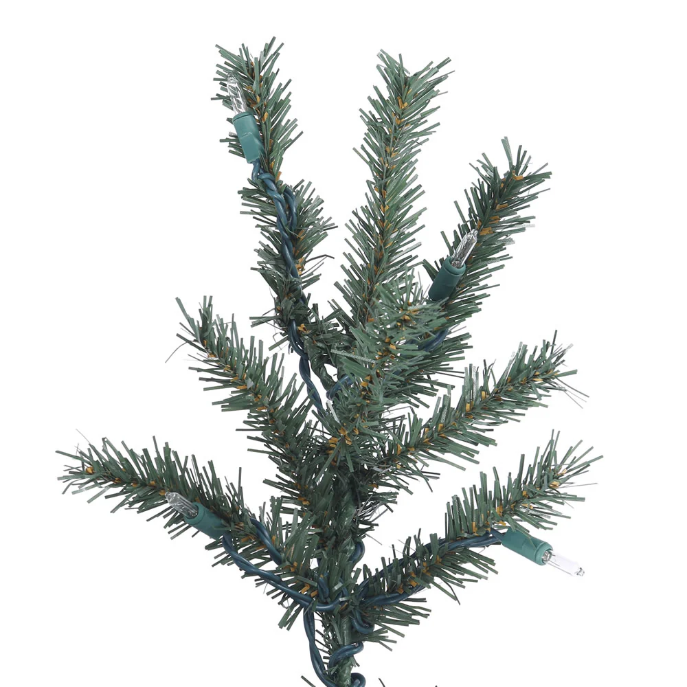 Vickerman 2ft. 2ft. 4ft. Natural Bark Alpine Artificial Christmas Tree Set Unlit - Image 2
