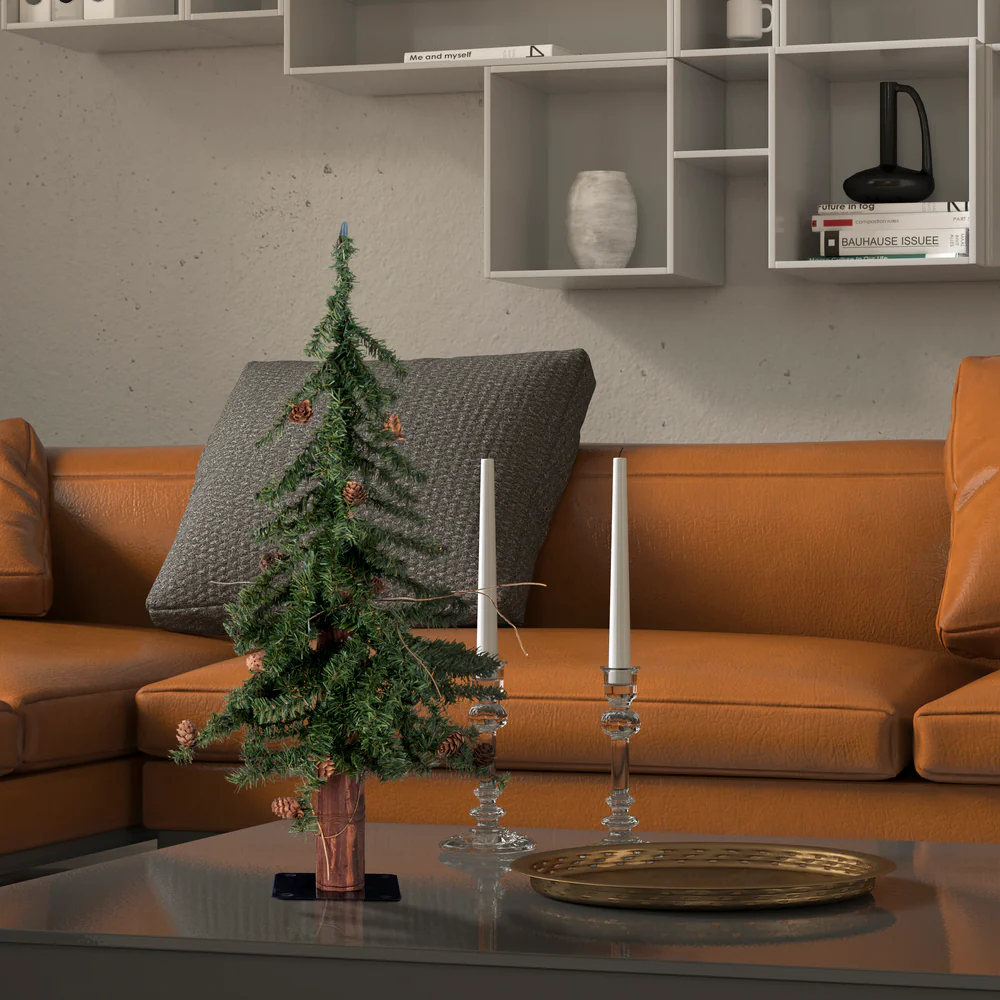Vickerman 2ft. Alpine Artificial Christmas Tree Unlit - Image 3