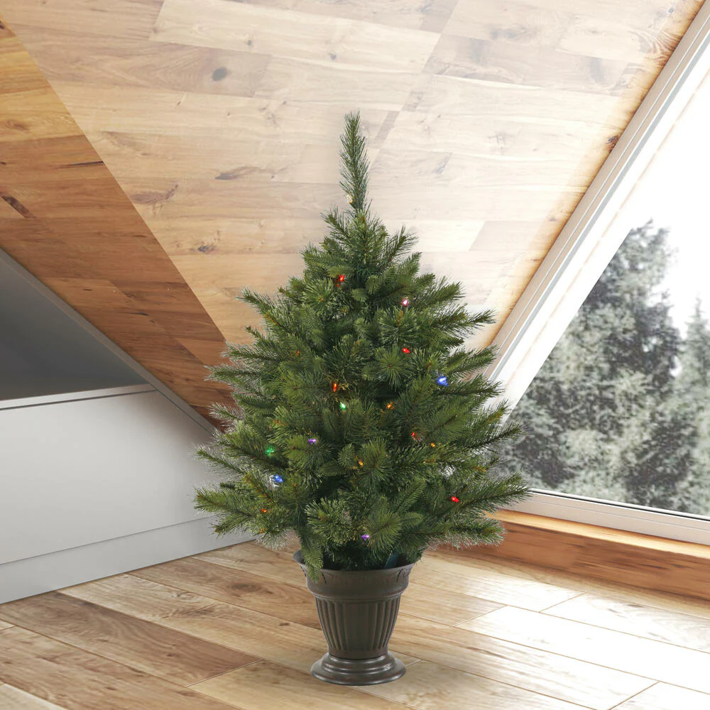 Vickerman 3.5ft. Cashmere Artificial Christmas Tree Multi-Colored LED Lights - Image 3