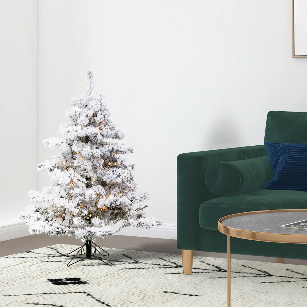 Vickerman 4.5ft. Alaskan Pine Artificial Christmas Tree in LED lights - Image 3