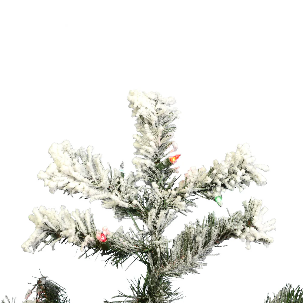 Vickerman 4.5ft. Alaskan Pine Artificial Christmas Tree Multi-Colored LED lights - Image 2