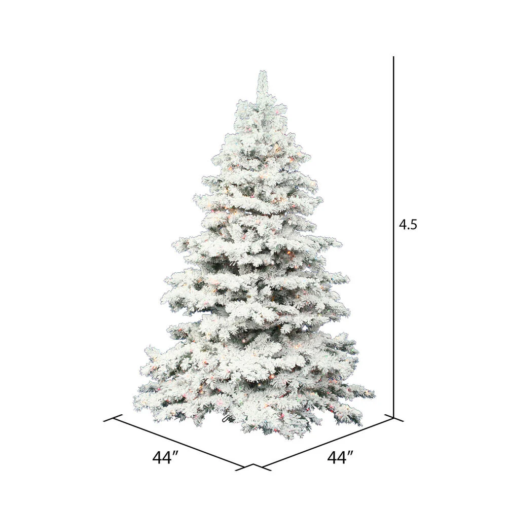 Vickerman 4.5ft. Alaskan Pine Artificial Christmas Tree Multi-Colored LED lights - Image 4