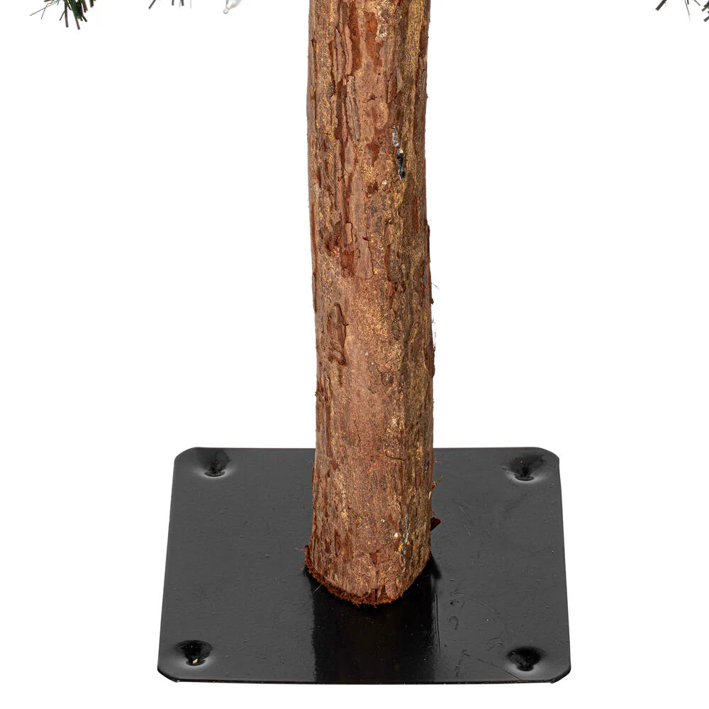 Vickerman 4ft. 5ft. 6ft. Alpine Artificial Christmas Tree Set Warm White LED Lights - Image 5