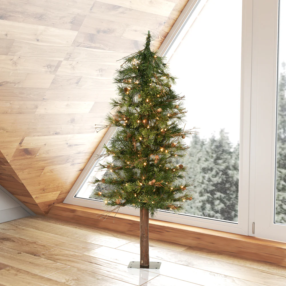 Vickerman 4ft. Mixed Country Alpine Artificial Christmas Tree - Image 2