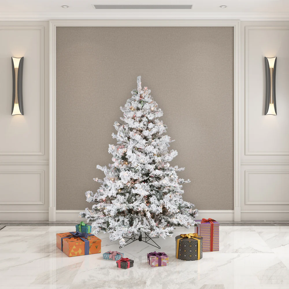 Vickerman 5.5ft. Alaskan Pine Artificial Christmas Tree Multi-Colored LED lights - Image 4