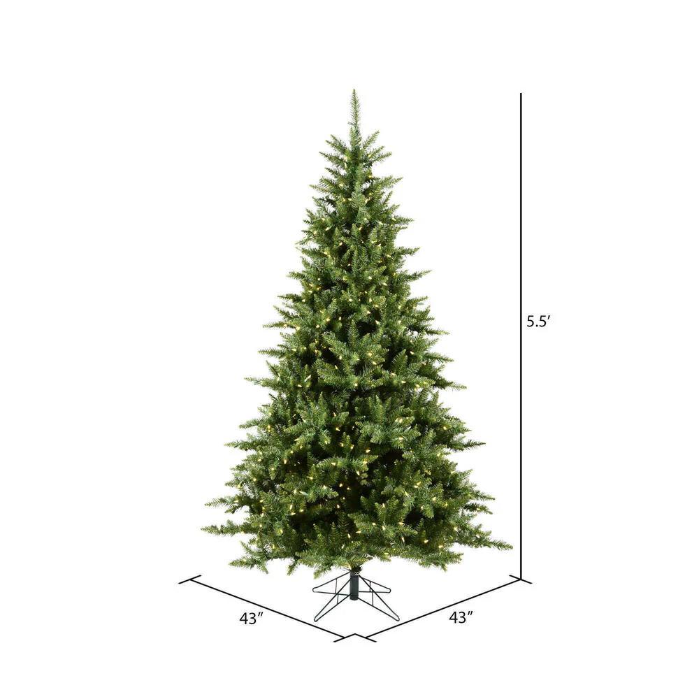 Vickerman 5.5ft. Camdon Fir Artificial Christmas Tree Warm White LED Lights - Image 5