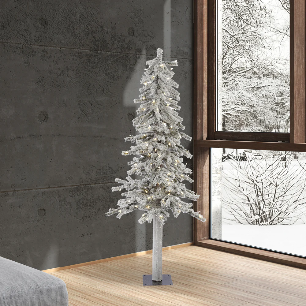 Vickerman 5ft. Alpine Artificial Christmas Tree in LED lights - Image 2