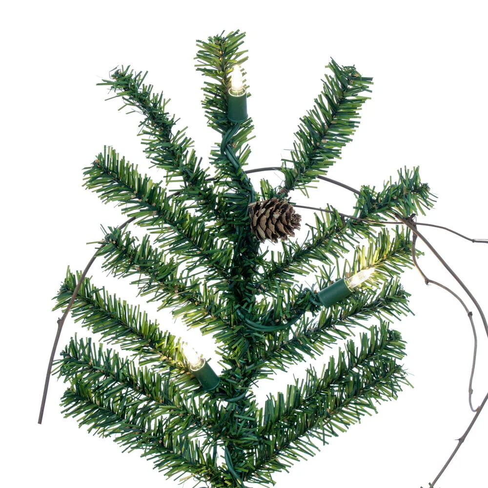 Vickerman 5ft. Alpine Artificial Christmas Tree Warm White Dura-lit LED Lights - Image 2