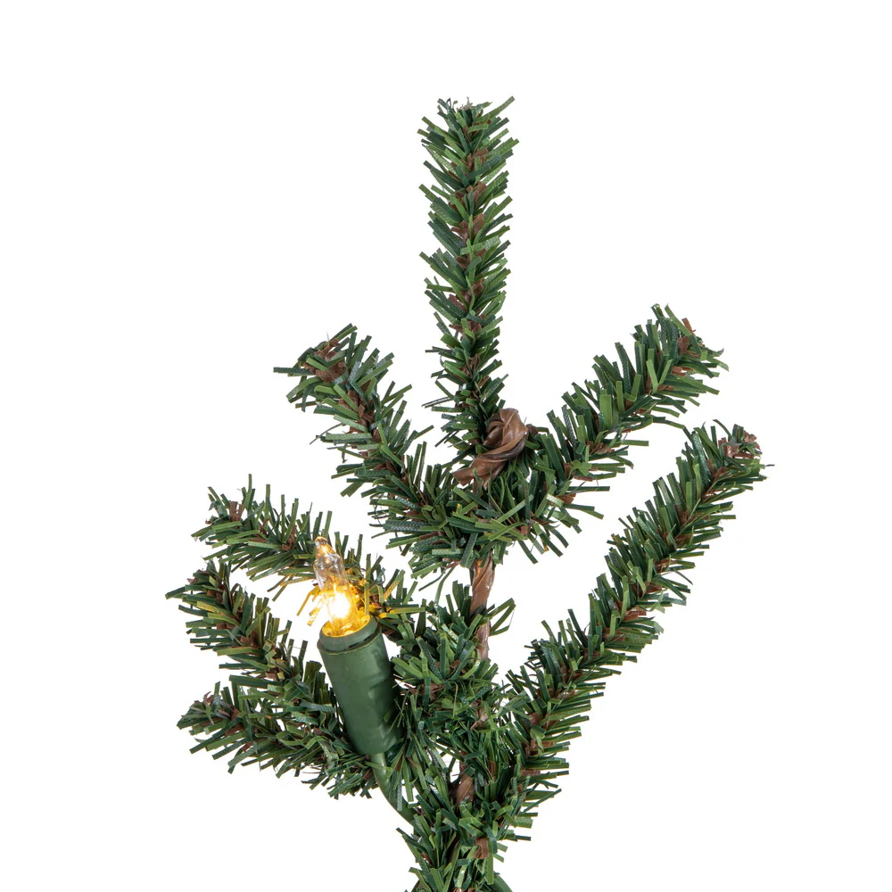 Vickerman 5ft. Mini Pine Artificial Christmas Tree Warm White Dura-lit LED Lights - Image 2