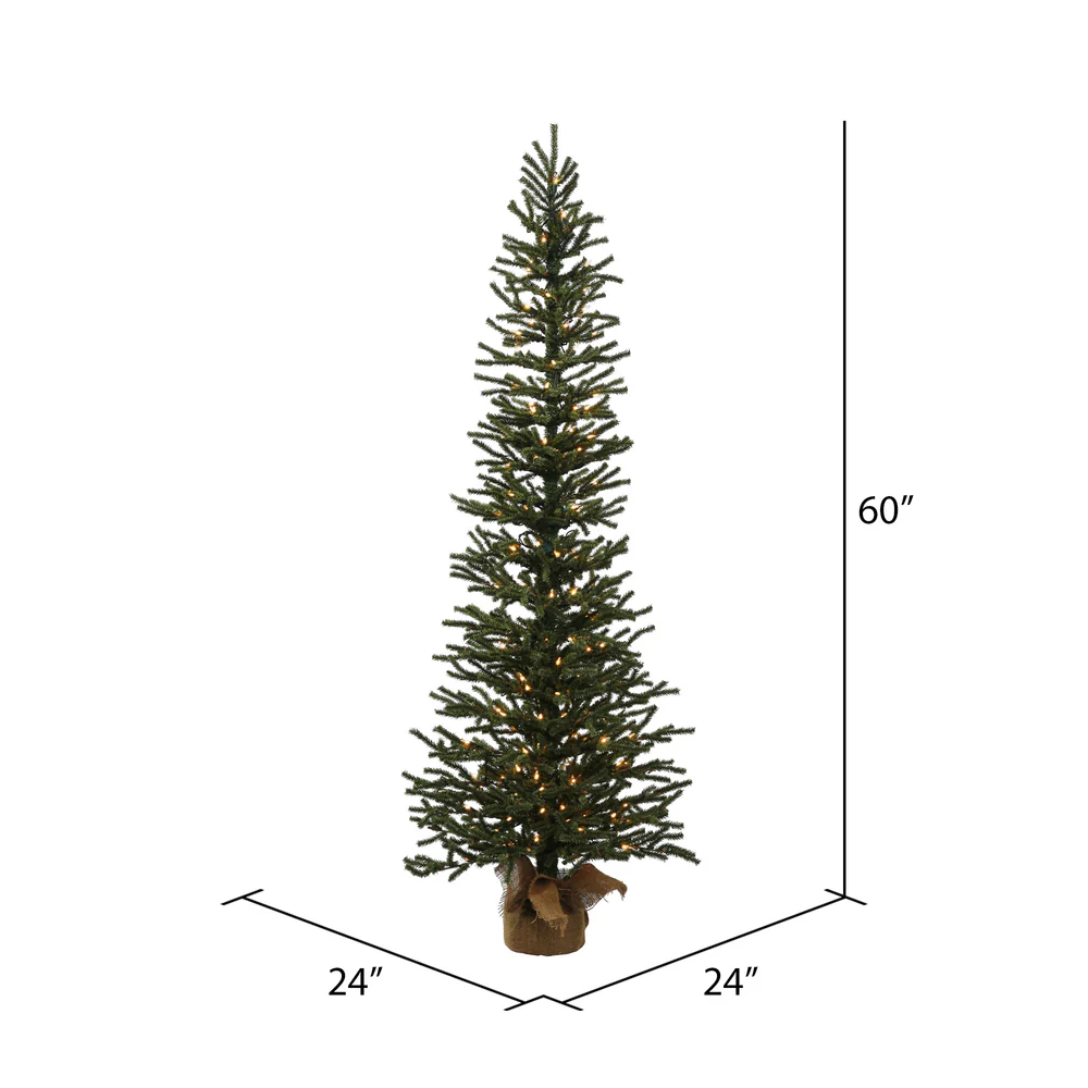 Vickerman 5ft. Mini Pine Artificial Christmas Tree Warm White Dura-lit LED Lights - Image 4