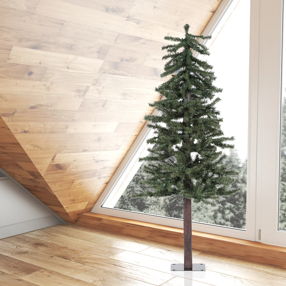 Vickerman 5ft. Natural Alpine Artificial Christmas Tree Unlit - Image 3
