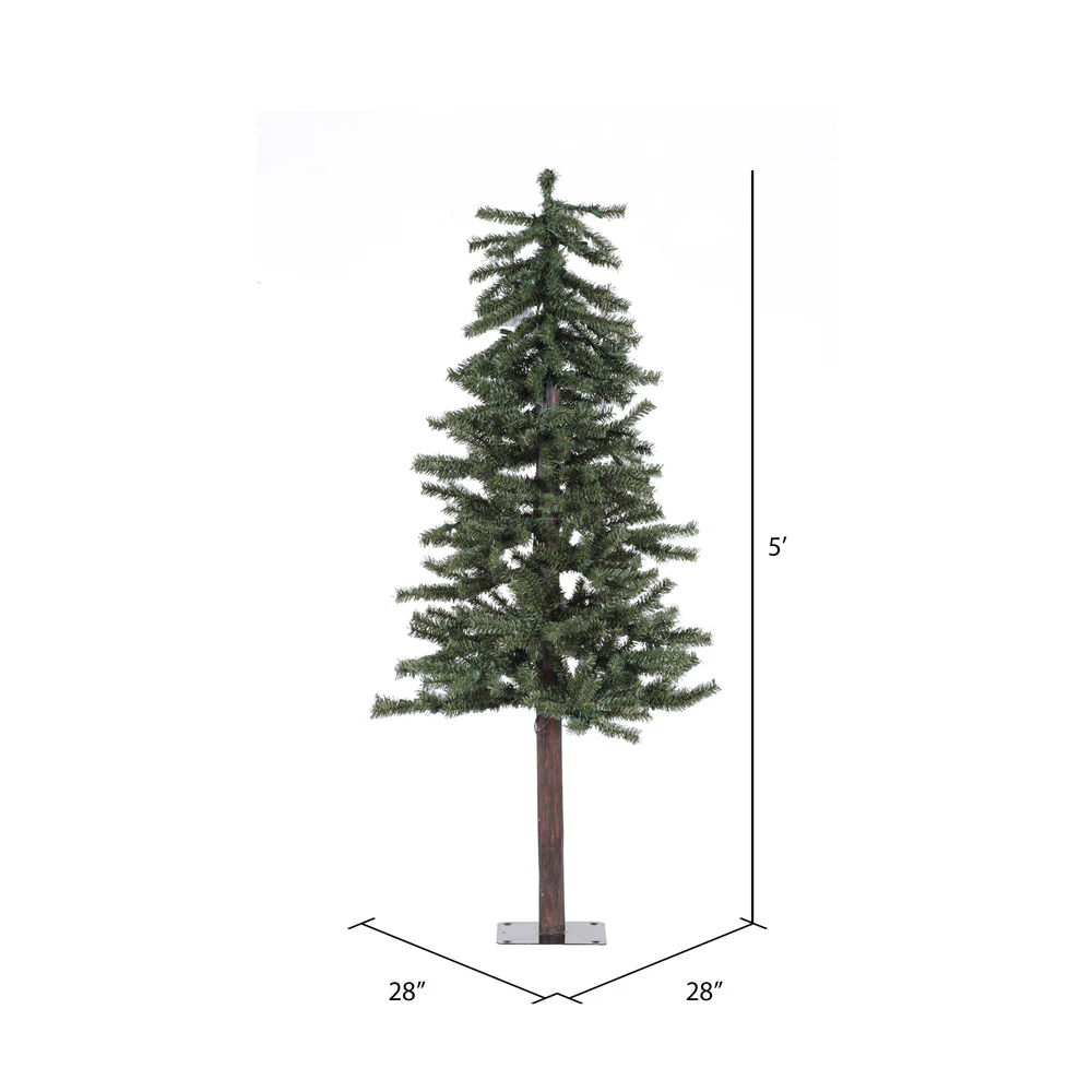 Vickerman 5ft. Natural Alpine Artificial Christmas Tree Unlit - Image 4