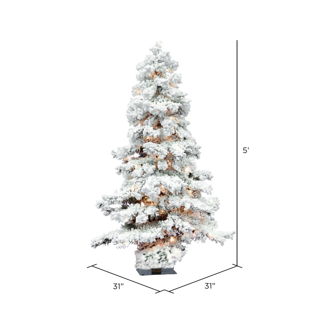 Vickerman 5ft. Spruce Artificial Christmas Tree in LED Lights - Image 3