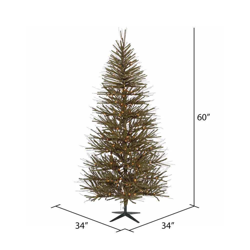 Vickerman 5ft. Vienna Twig Artificial Christmas Tree in LED Lights - Image 4