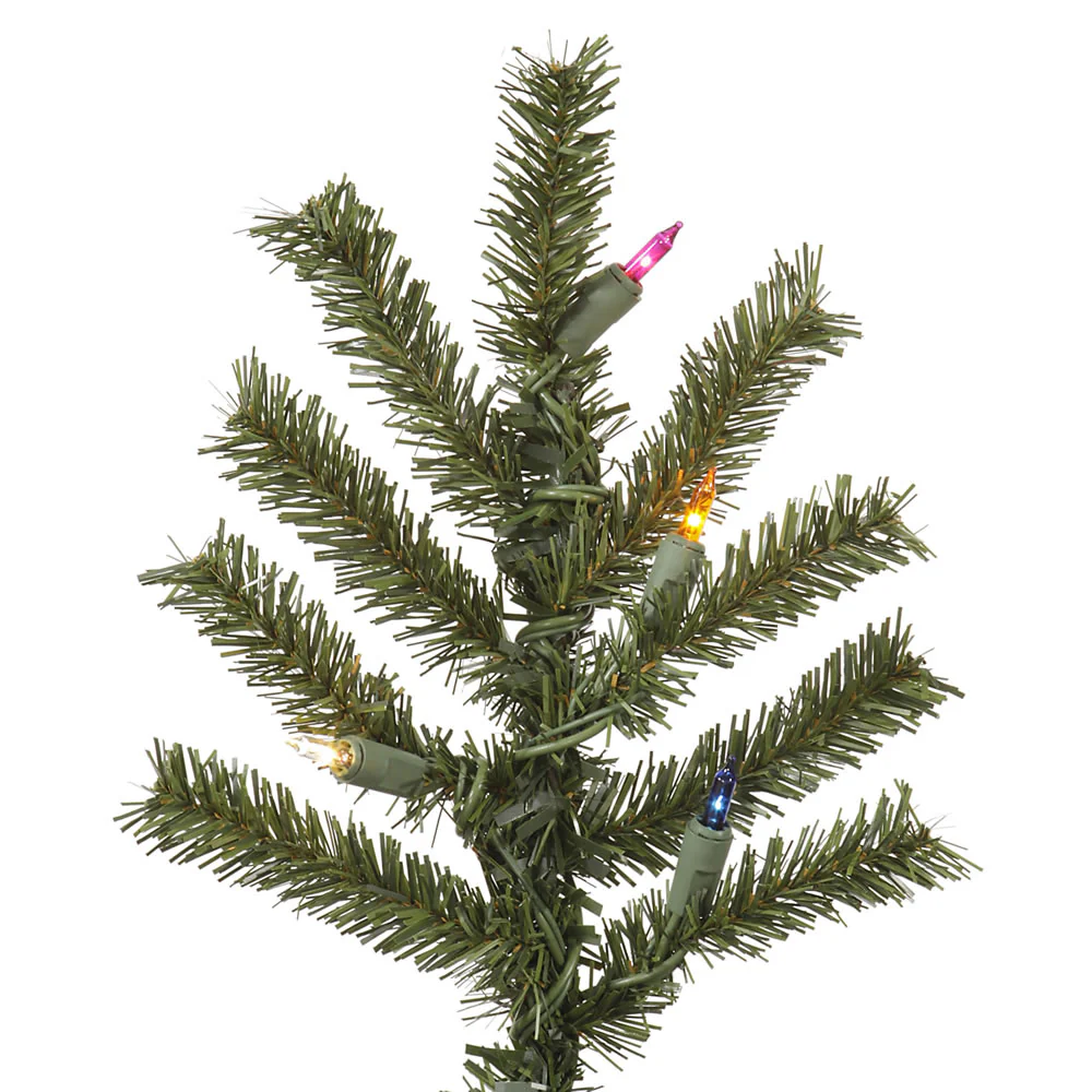 Vickerman 5ft. x 28in. Alpine Artificial Christmas Tree Multi-colored LED Lights - Image 2