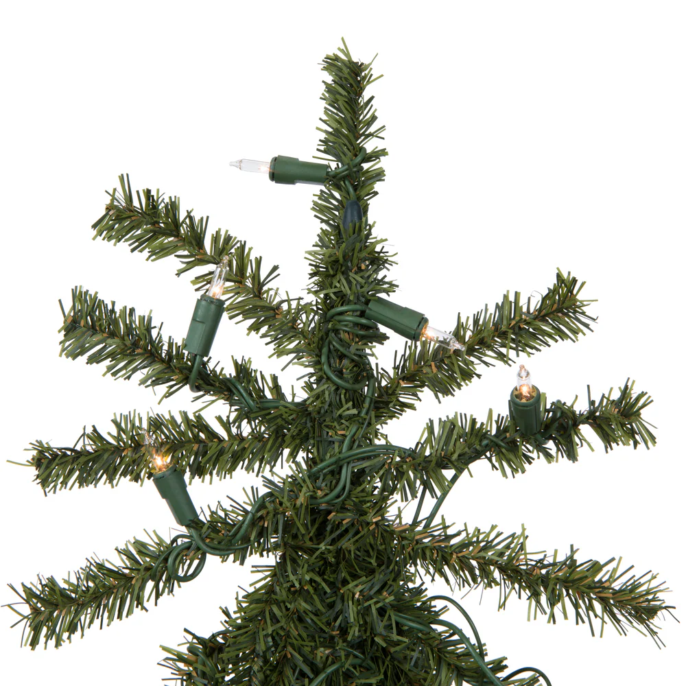 Vickerman 5ft. x 28in. Alpine Artificial Christmas Tree Warm White LED Lights - Image 3