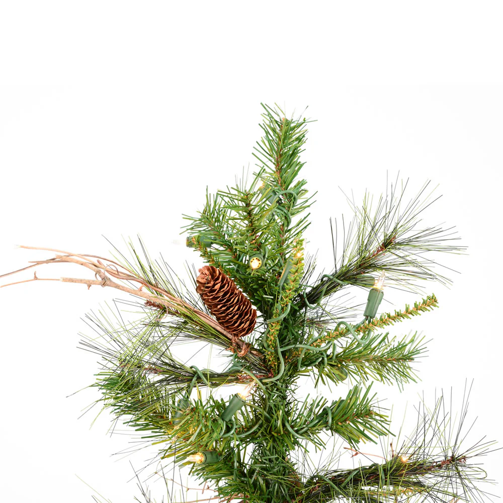 Vickerman 5ft. x 35in. Ashland Fir Artificial Christmas Tree in LED Lights - Image 2