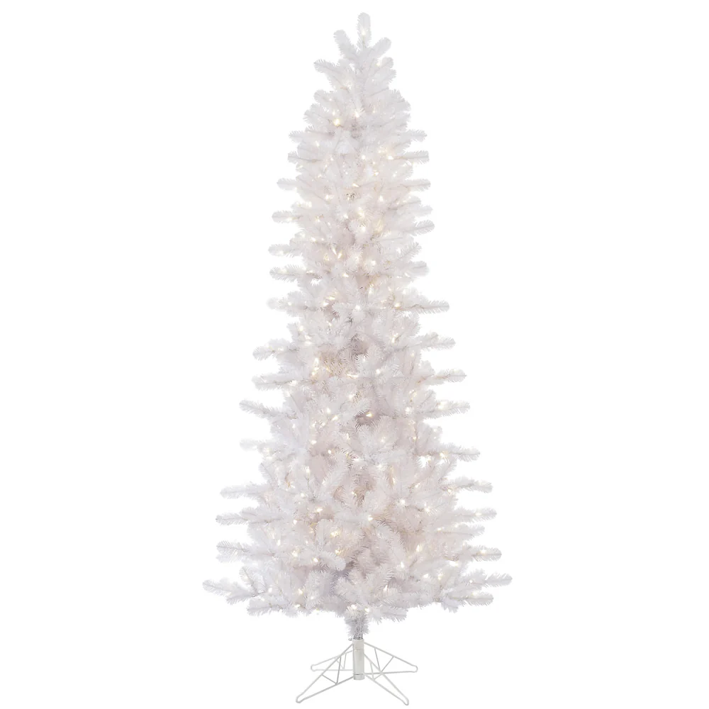 Vickerman 6.5 ft. Crystal White Pine Dura-Lit LED 748 Tips Christmas Tree