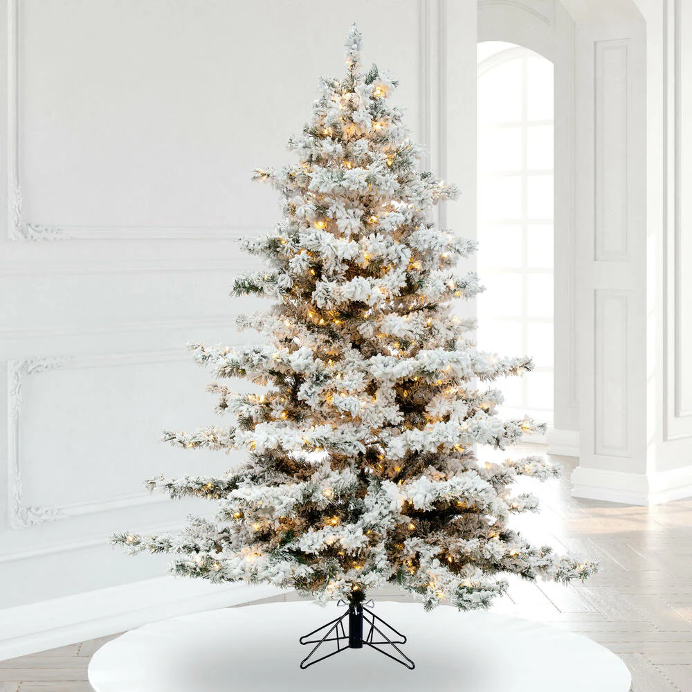 Vickerman 6.5ft. Alaskan Pine Artificial Christmas Tree in LED lights - Image 5