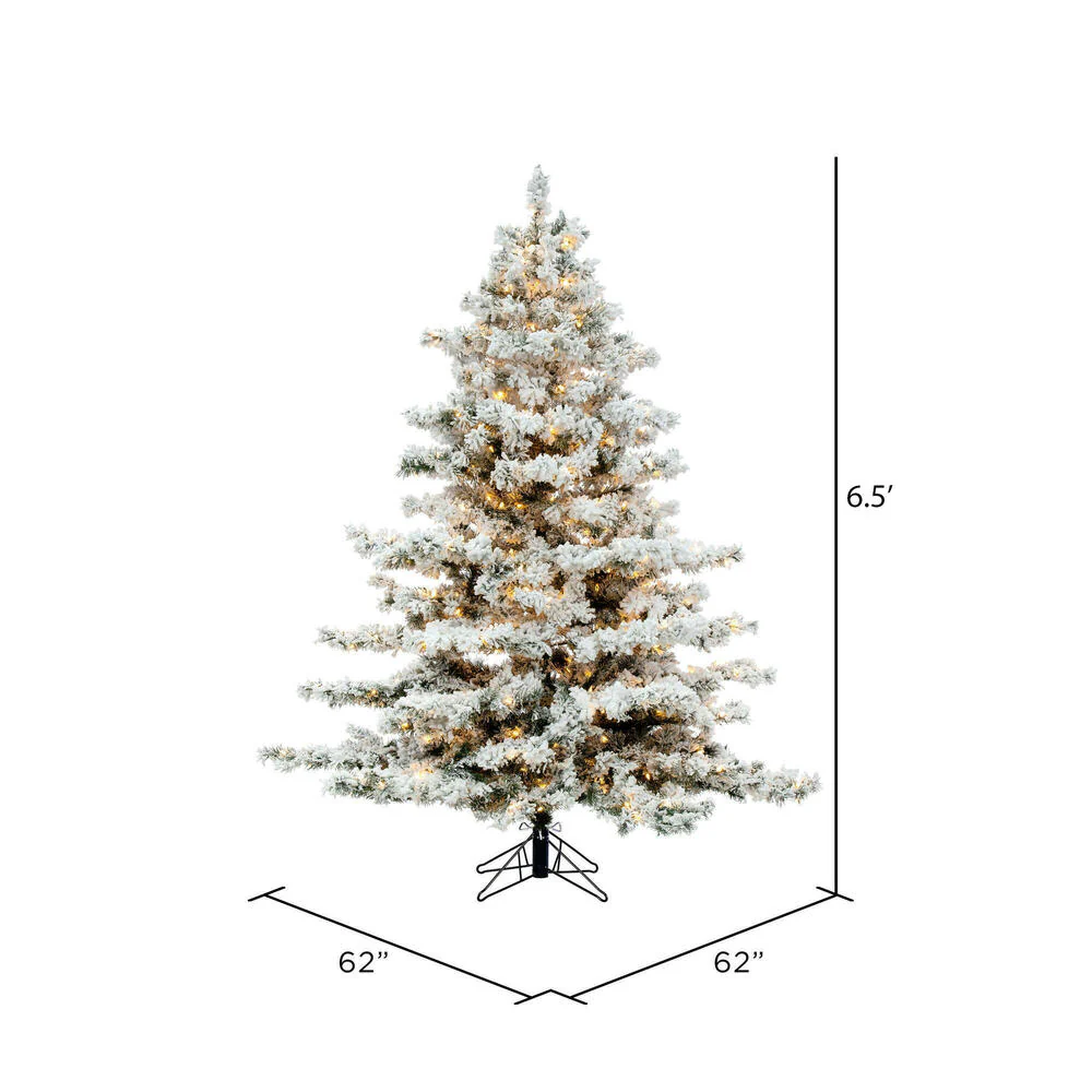 Vickerman 6.5ft. Alaskan Pine Artificial Christmas Tree in LED lights - Image 6