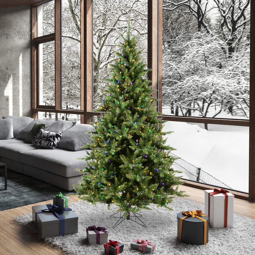 Vickerman 6.5ft. Camdon Fir Artificial Christmas Tree Multi-Colored LED Lights - Image 3