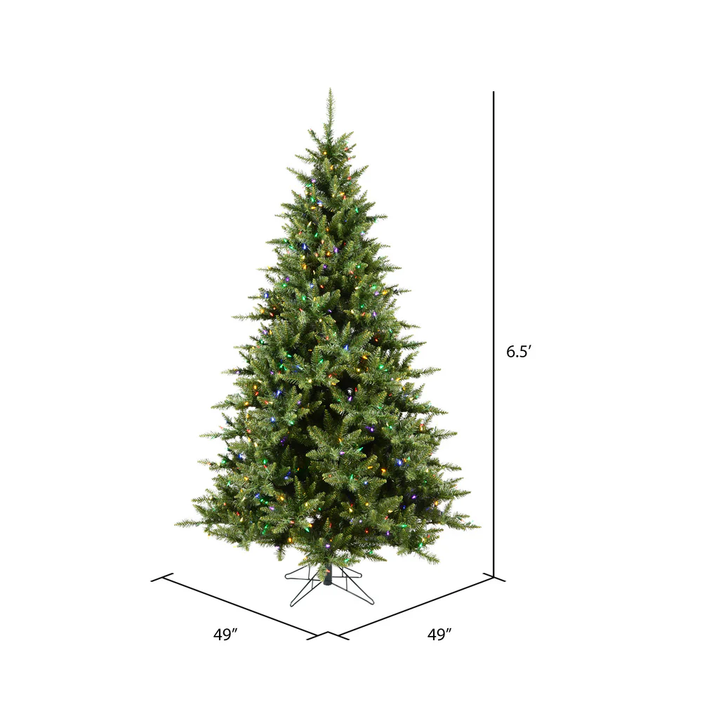 Vickerman 6.5ft. Camdon Fir Artificial Christmas Tree Multi-Colored LED Lights - Image 5