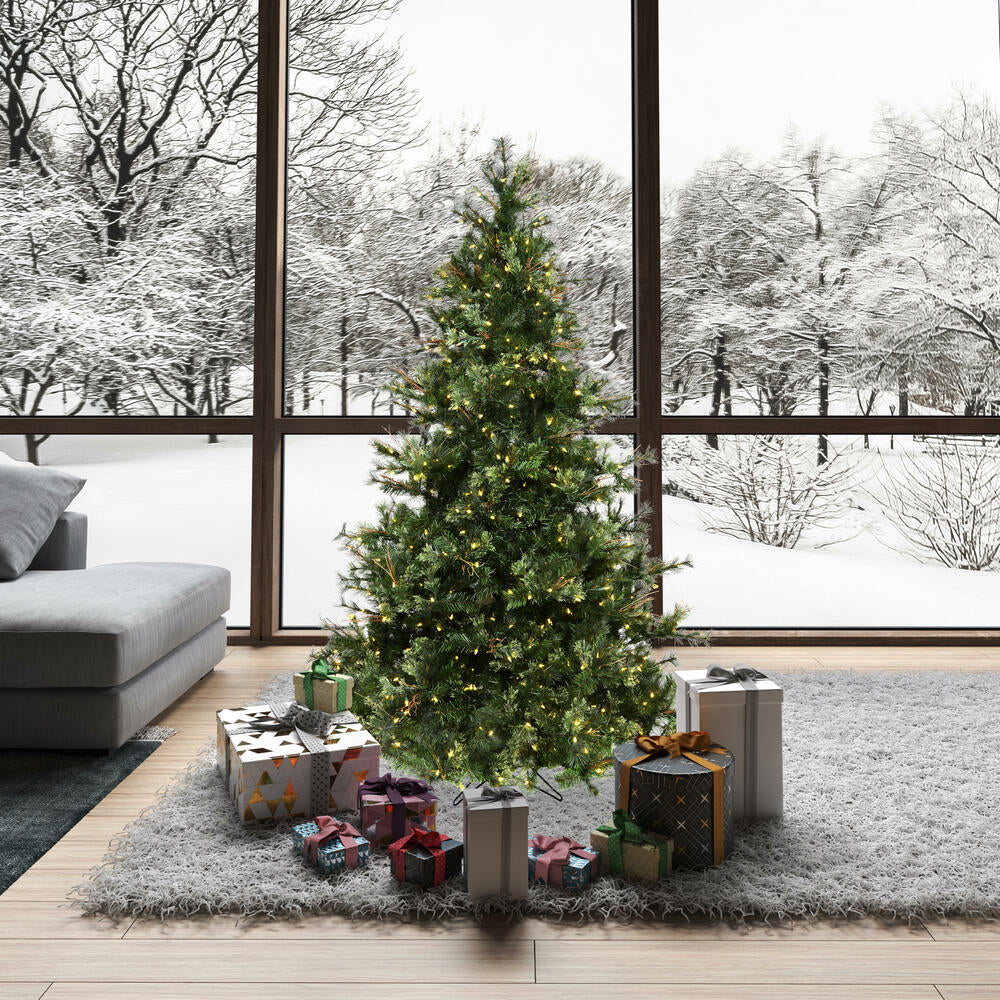 Vickerman 6.5ft. Mixed Country Pine Artificial Christmas Tree in LED Lights - Image 3