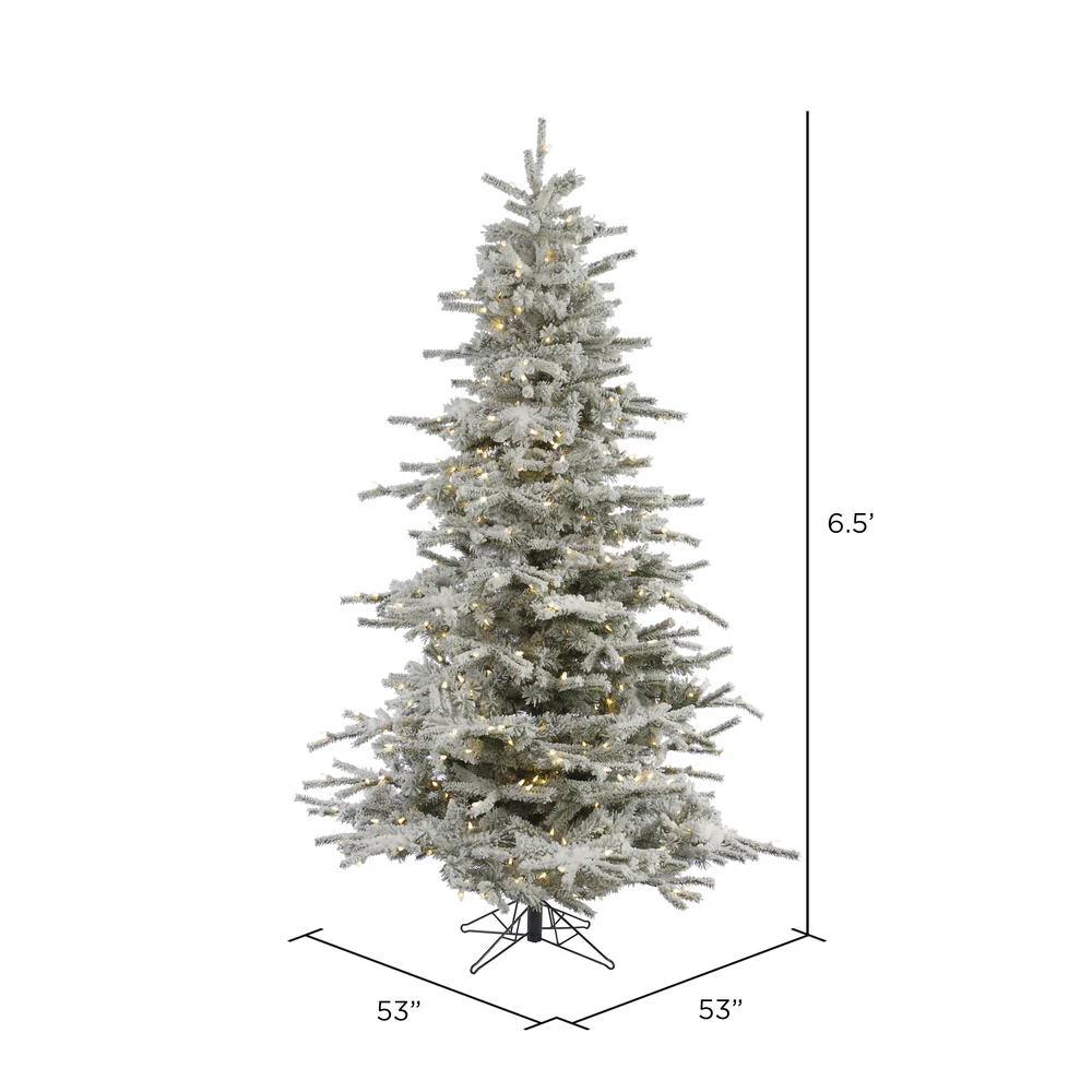 Vickerman 6.5ft. Sierra Fir Artificial Christmas Tree in LED lights - Image 6