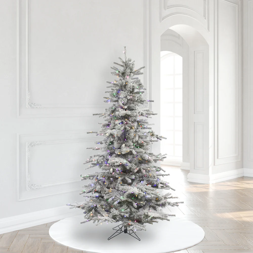 Vickerman 6.5ft. Sierra Fir Artificial Christmas Tree Multi-Colored LED lights - Image 3