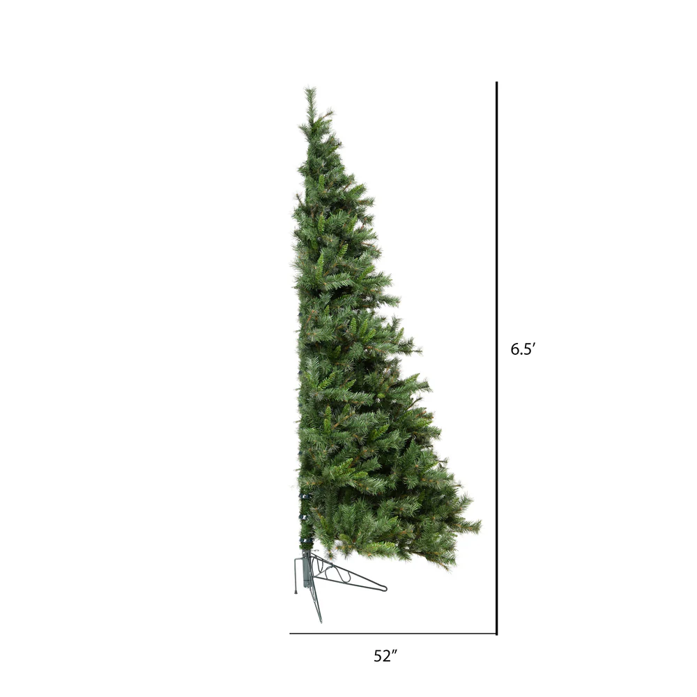 Vickerman 6.5ft. Westbrook Pine Half Artificial Christmas Tree Unlit - Image 4