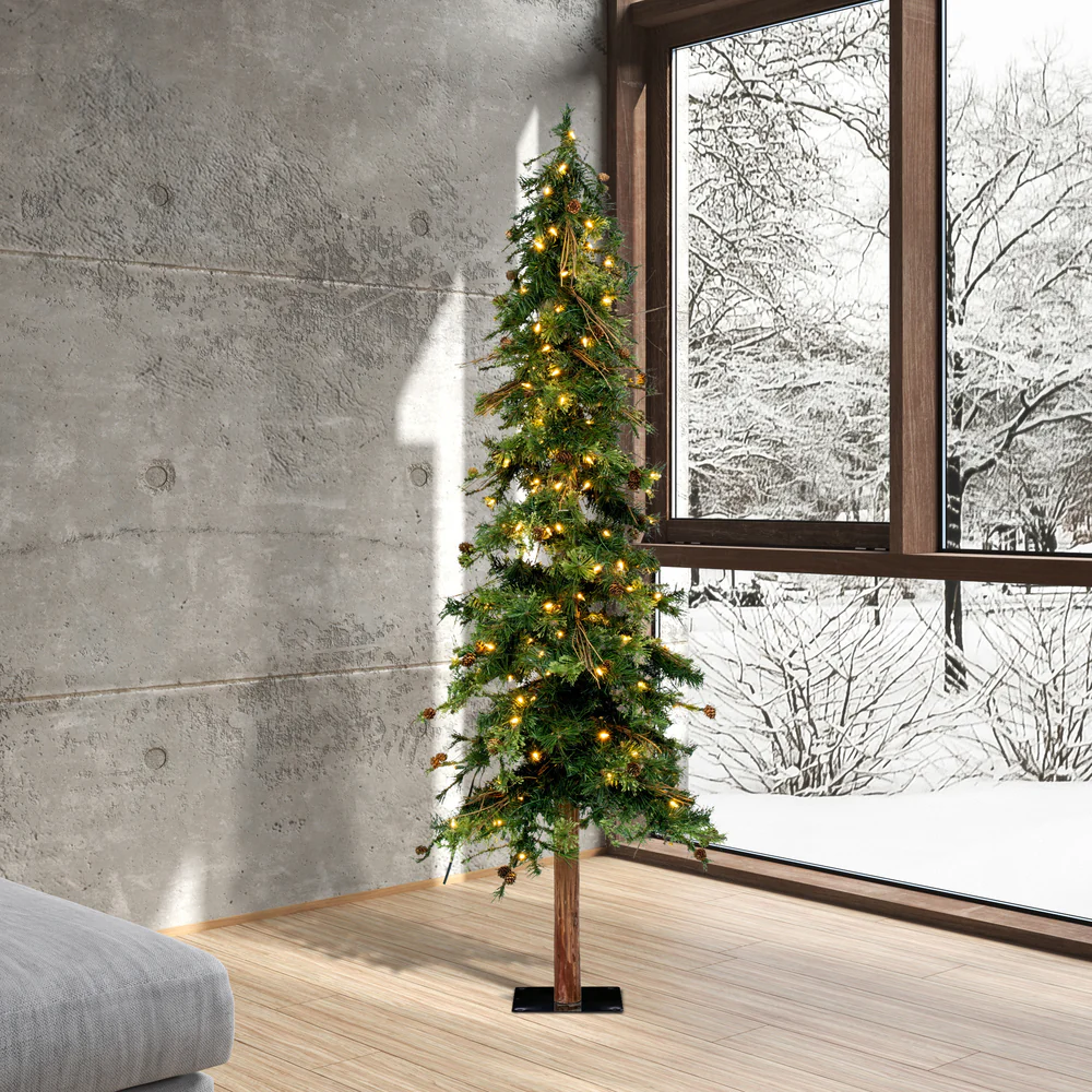Vickerman 6ft. Mixed Country Alpine Artificial Christmas Tree - Image 3