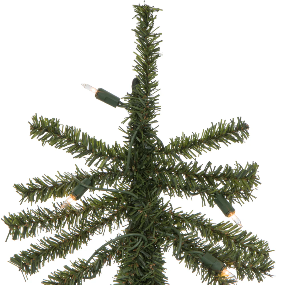 Vickerman 6ft. Natural Alpine Artificial Christmas Tree Clear Incandescent Lights - Image 2