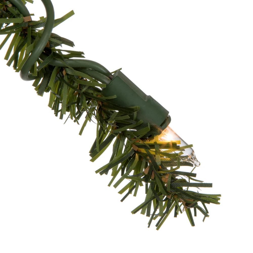 Vickerman 6ft. Natural Alpine Artificial Christmas Tree Clear Incandescent Lights - Image 3