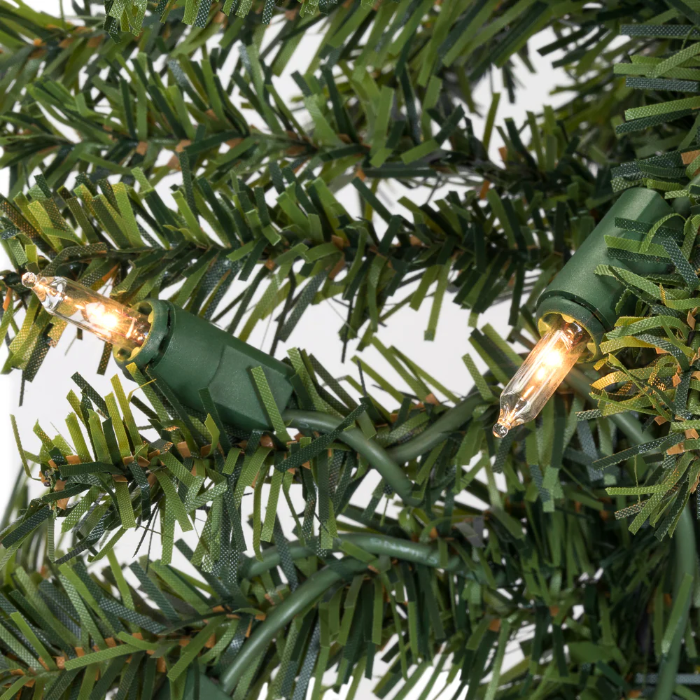 Vickerman 6ft. Natural Alpine Artificial Christmas Tree Clear Incandescent Lights - Image 4