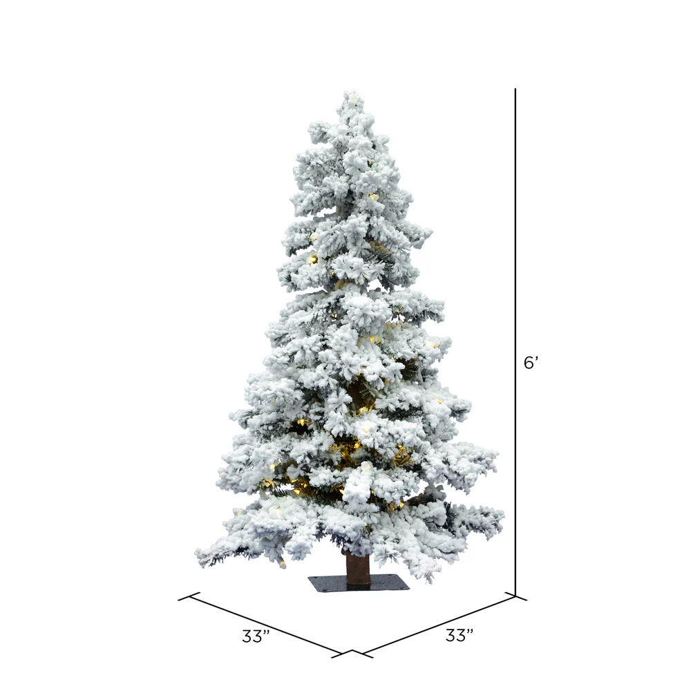 Vickerman 6ft. Spruce Artificial Christmas Tree in LED Lights - Image 3